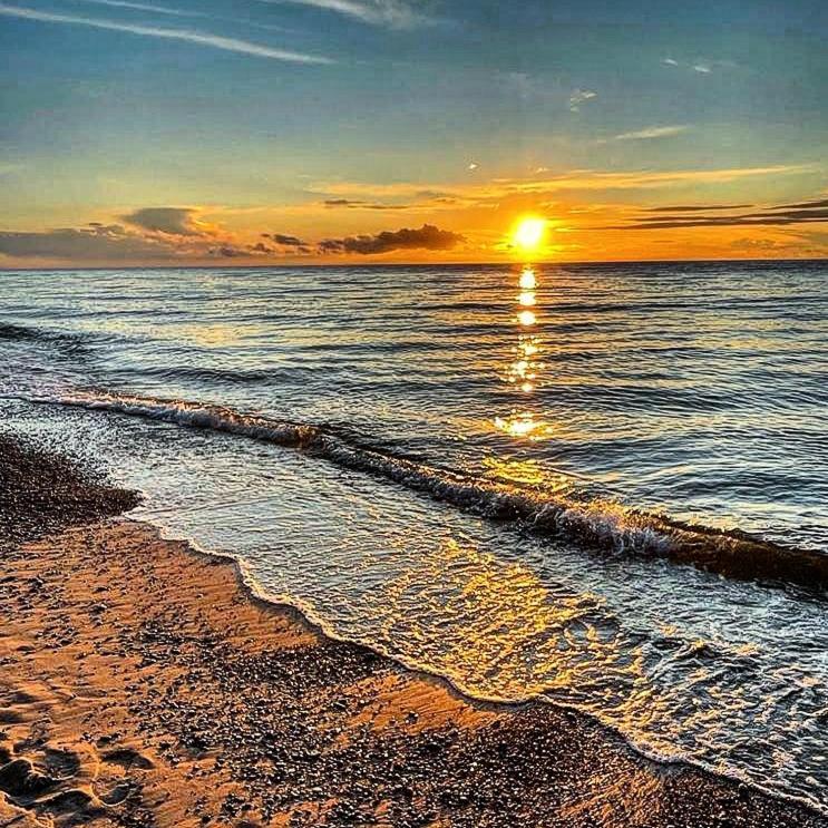 Appartamento Sunrise Blue Mare Łukęcin Esterno foto
